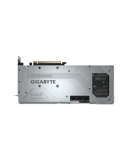 Gigabyte RX 9070 XT GAMING OC ICE 16G GDDR6 balta vaizdo plokštė – galinė plokštė