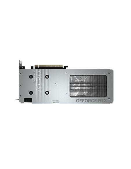 Gigabyte RTX 5060 AERO OC 8G GDDR7 balta vaizdo plokštė – galinė plokštė