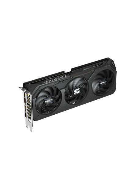 Gigabyte RTX 5060 GAMING OC V2 8G GDDR7 vaizdo plokštė – vaizdas kampu iš kitos pusės