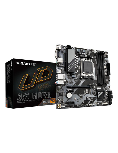 Gigabyte A620M DS3H AM5 Micro-ATX pagrindinė plokštė