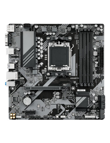 GIGABYTE A620M DS3H pagrindinė plokštė – vaizdas iš viršaus