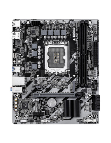 GIGABYTE H810M K pagrindinė plokštė – vaizdas iš viršaus
