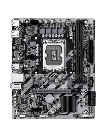 GIGABYTE H810M K pagrindinė plokštė – vaizdas iš viršaus