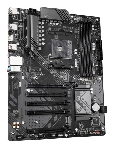 GIGABYTE B550 EAGLE pagrindinė plokštė – komponentų ir lizdų išdėstymas