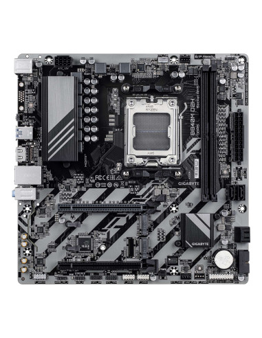 GIGABYTE B840M D2H pagrindinė plokštė – vaizdas iš viršaus