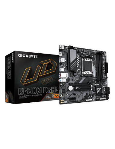 GIGABYTE B650M D3HP pagrindinė plokštė – plokštė ir pakuotė