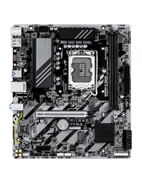 GIGABYTE B860M E GEN5 pagrindinė plokštė – vaizdas iš viršaus