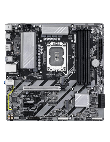 GIGABYTE B860M D3HP pagrindinė plokštė – vaizdas iš viršaus