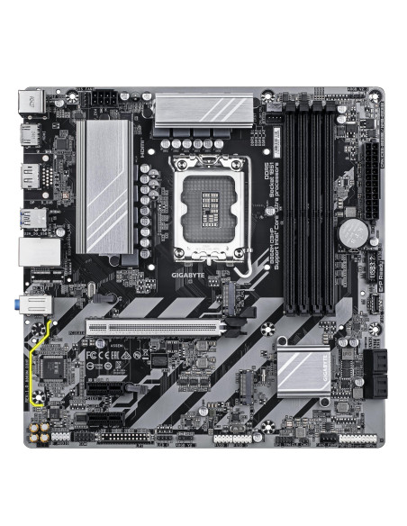 GIGABYTE B860M D3HP pagrindinė plokštė – vaizdas iš viršaus