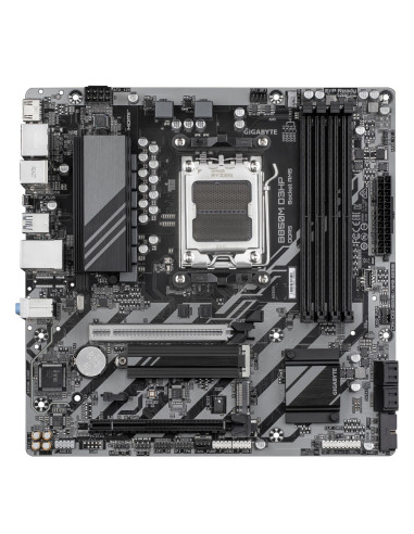 GIGABYTE B850M D3HP pagrindinė plokštė – vaizdas iš viršaus