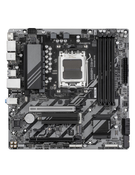 GIGABYTE B850M D3HP pagrindinė plokštė – vaizdas iš viršaus