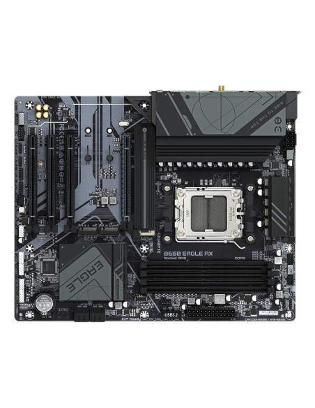 GIGABYTE B650 EAGLE AX pagrindinė plokštė – procesoriaus lizdo detalė