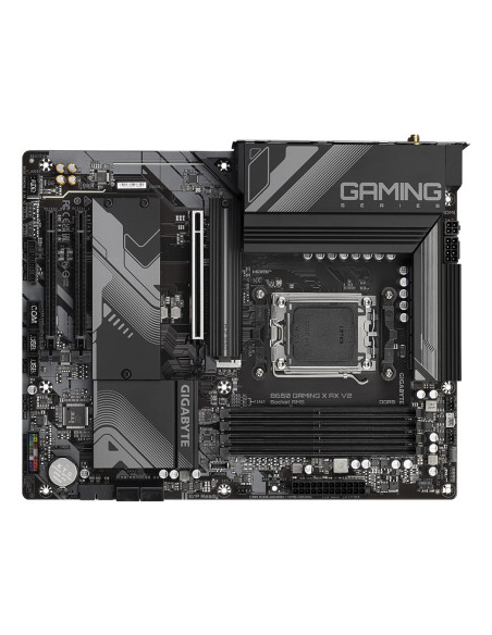 GIGABYTE B650 GAMING X AX V2 pagrindinė plokštė – procesoriaus ir atminties lizdai