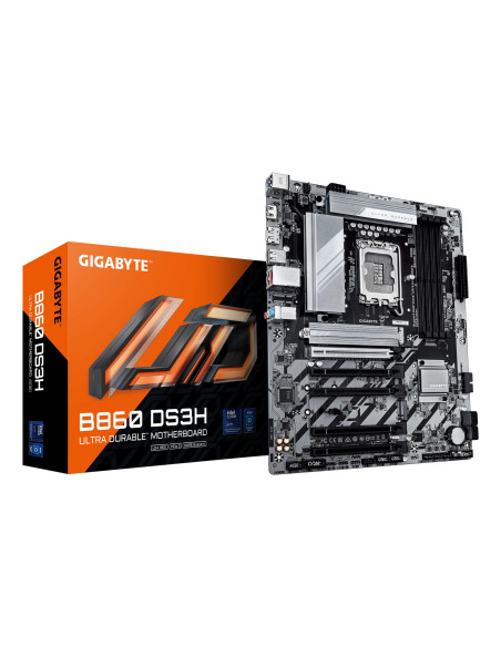 GIGABYTE B860 DS3H pagrindinė plokštė – plokštė ir pakuotė