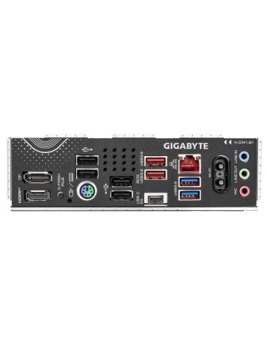 GIGABYTE B650E EAGLE WF6E pagrindinė plokštė – galinės įvesties ir išvesties jungtys