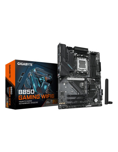 GIGABYTE B850 GAMING WF6 pagrindinė plokštė – plokštė ir pakuotė