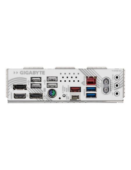 GIGABYTE B850M EAGLE WF6E ICE pagrindinė plokštė – galinės įvesties ir išvesties jungtys