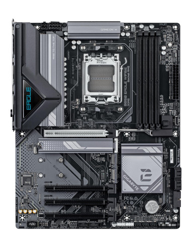 GIGABYTE B850 EAGLE WIFI6E pagrindinė plokštė – vaizdas iš viršaus