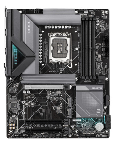 GIGABYTE B860 EAGLE WIFI6E pagrindinė plokštė – vaizdas iš viršaus