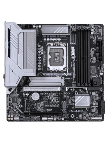 GIGABYTE B860M GAMING X WIFI6E pagrindinė plokštė – vaizdas iš viršaus