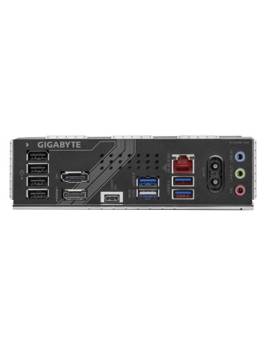 GIGABYTE B860M GAMING X WIFI6E pagrindinė plokštė – galinės įvesties ir išvesties jungtys