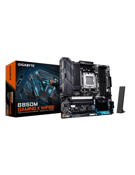 GIGABYTE B850M GAMING X WF6E pagrindinė plokštė – plokštė ir pakuotė