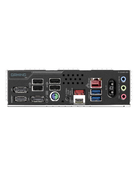 GIGABYTE B850M GAMING X WF6E pagrindinė plokštė – galinės įvesties ir išvesties jungtys