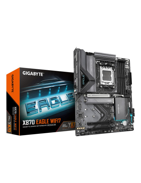 GIGABYTE X870 EAGLE WIFI7 pagrindinė plokštė – plokštė ir pakuotė