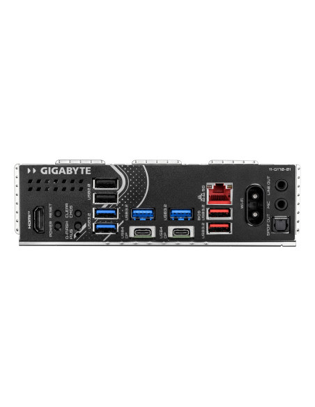 GIGABYTE X870E EAGLE WIFI7 pagrindinė plokštė – galinės įvesties ir išvesties jungtys