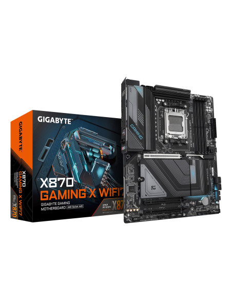 GIGABYTE X870 GAMING X WIFI7 pagrindinė plokštė – plokštė ir pakuotė