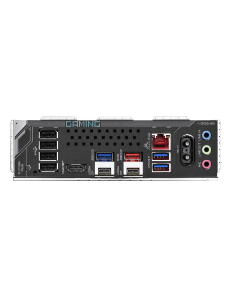 GIGABYTE X870 GAMING X WIFI7 pagrindinė plokštė – galinės įvesties ir išvesties jungtys