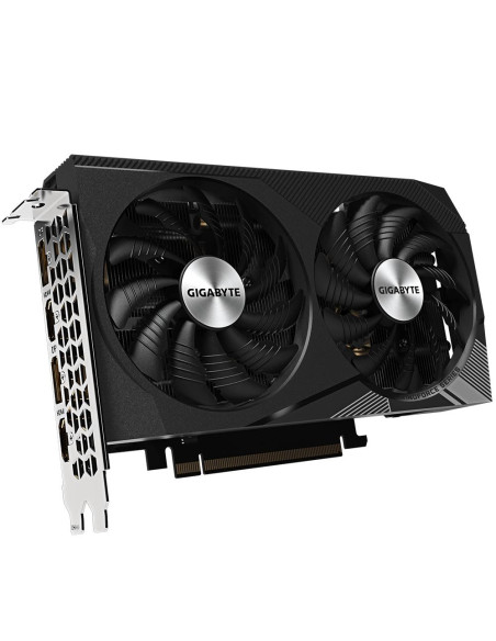 GIGABYTE GeForce RTX 3060 WINDFORCE OC 12GB vaizdo plokštė – vaizdas kampu