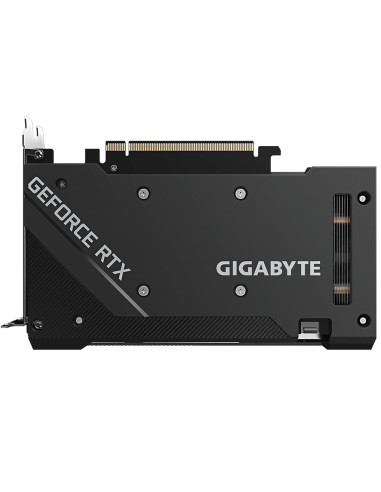 GIGABYTE GeForce RTX 3060 WINDFORCE OC 12GB vaizdo plokštė – galinė apsauginė plokštelė