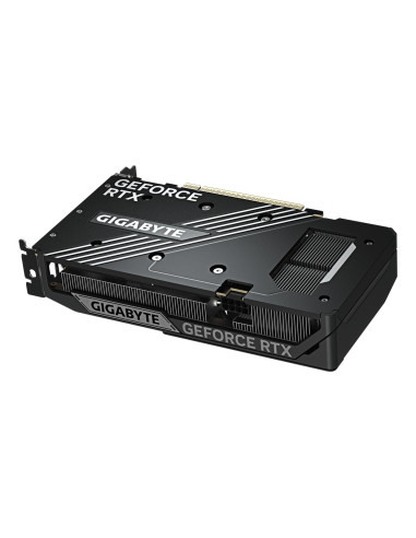 GIGABYTE GeForce RTX 5060 WINDFORCE MAX OC V2 8GB vaizdo plokštė – galinės plokštelės ir radiatoriaus detalė