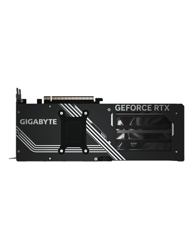 GIGABYTE GeForce RTX 5070 WINDFORCE OC 12GB vaizdo plokštė – galinė apsauginė plokštelė