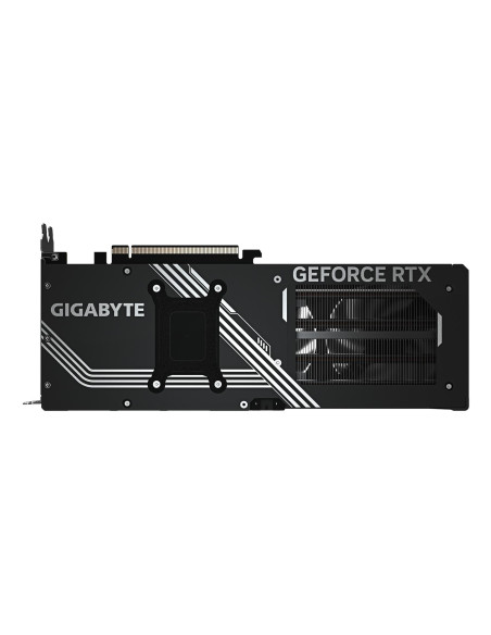 GIGABYTE GeForce RTX 5070 WINDFORCE OC 12GB vaizdo plokštė – galinė apsauginė plokštelė