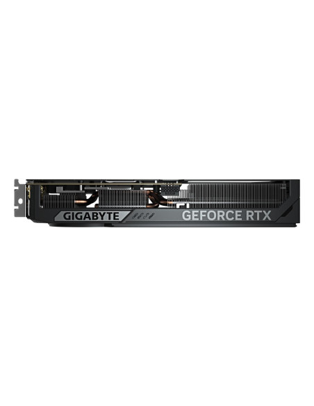 GIGABYTE GeForce RTX 5070 WINDFORCE OC 12GB vaizdo plokštė – šoninis vaizdas