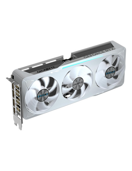 GIGABYTE GeForce RTX 5070 EAGLE OC ICE 12GB vaizdo plokštė – aušinimo ventiliatoriai