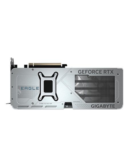 GIGABYTE GeForce RTX 5070 EAGLE OC ICE 12GB vaizdo plokštė – galinė apsauginė plokštelė