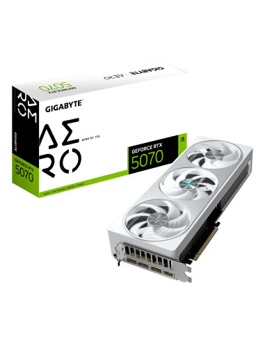 Gigabyte GeForce RTX 5070 AERO OC 12G vaizdo plokštė