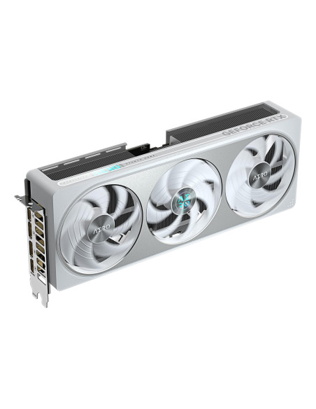 GIGABYTE GeForce RTX 5070 AERO OC 12GB vaizdo plokštė – aušinimo ventiliatoriai
