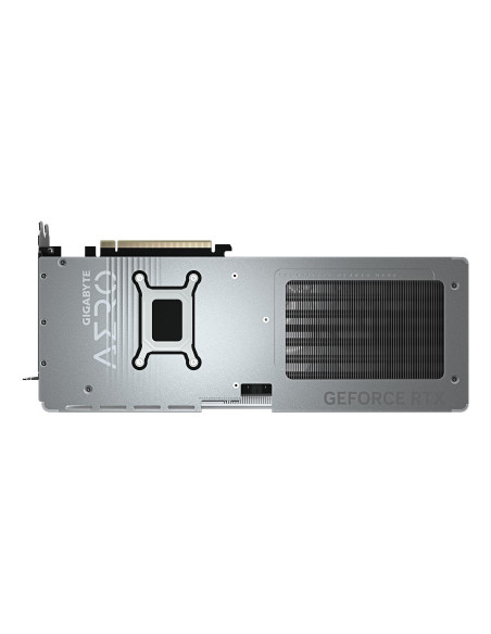 GIGABYTE GeForce RTX 5070 AERO OC 12GB vaizdo plokštė – galinė apsauginė plokštelė