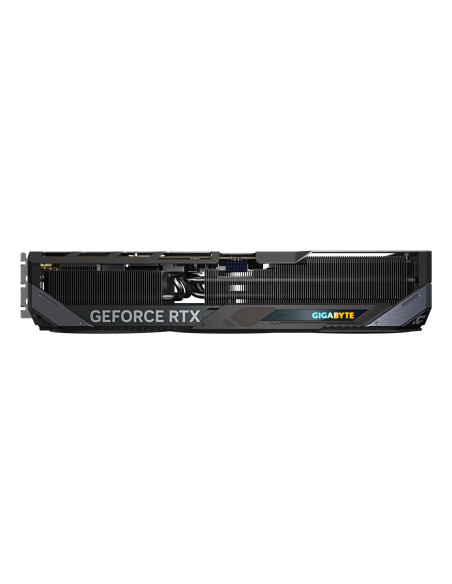 GIGABYTE GeForce RTX 5080 GAMING OC 16GB vaizdo plokštė – šoninis vaizdas
