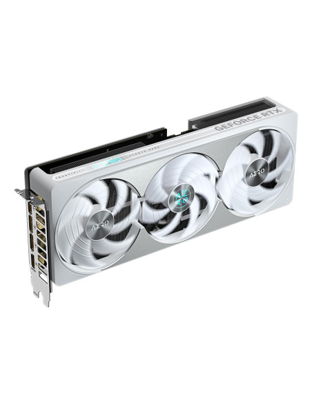 GIGABYTE GeForce RTX 5080 AERO OC 16GB vaizdo plokštė – aušinimo ventiliatoriai