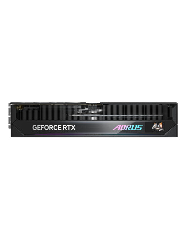 GIGABYTE AORUS GeForce RTX 5080 MASTER 16GB vaizdo plokštė – šoninis vaizdas