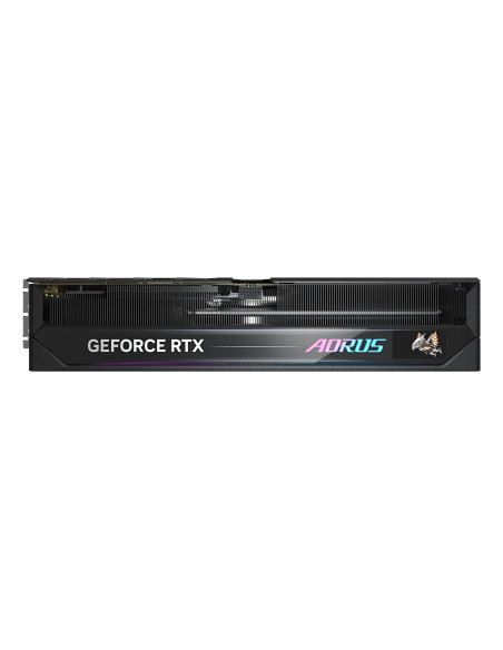 GIGABYTE AORUS GeForce RTX 5080 MASTER 16GB vaizdo plokštė – šoninis vaizdas