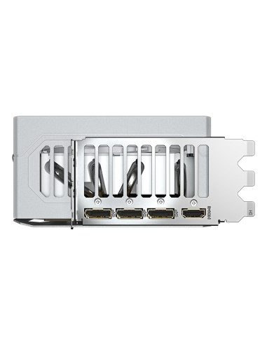 GIGABYTE AORUS GeForce RTX 5080 MASTER ICE 16GB vaizdo plokštė – HDMI ir DisplayPort jungtys