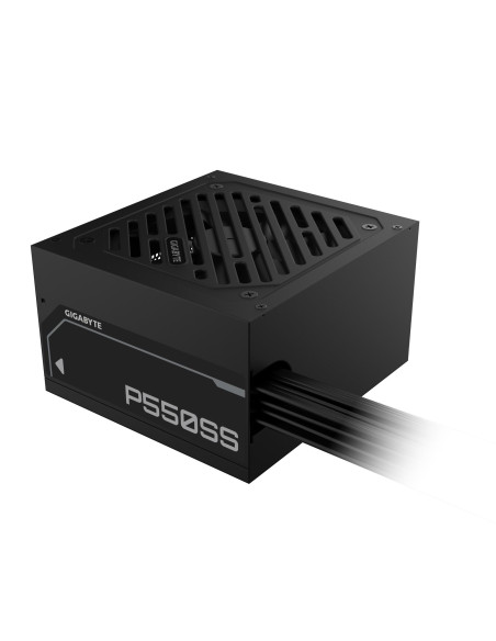 GIGABYTE P550SS 550W maitinimo blokas – šoninis korpuso vaizdas