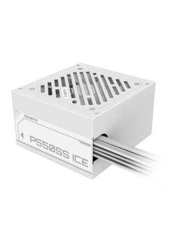 GIGABYTE P550SS ICE 550W maitinimo blokas – šoninis korpuso vaizdas