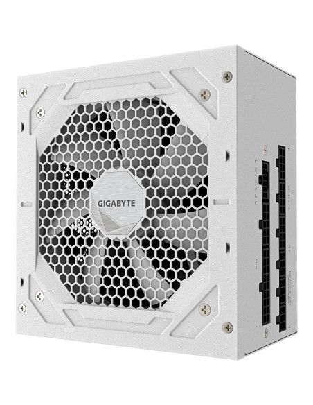 GIGABYTE UD750GM PG5 ICE 750W maitinimo blokas – vaizdas kampu